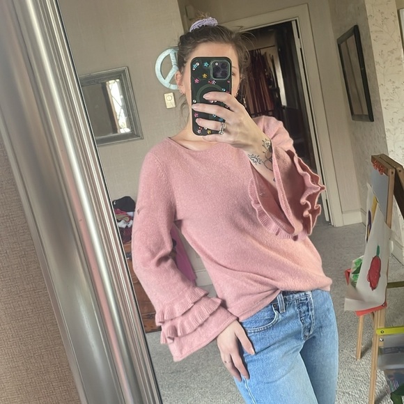 Charter Club Cashmere Luxury Bell Sleeve Sweater - Picture 8 of 11